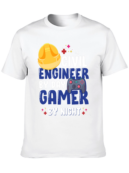 Camiseta Hombre Civil Engineer Gamer