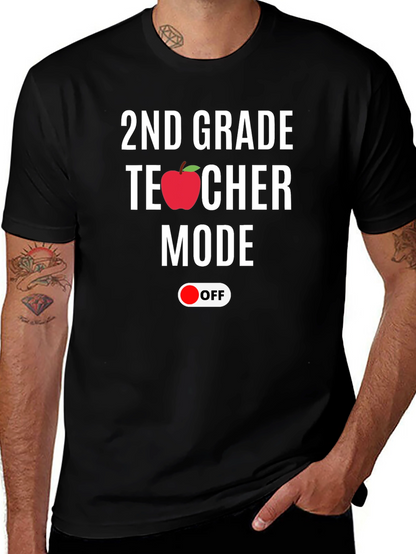 Camiseta Profesor de Segundo Grado - Modo OFF