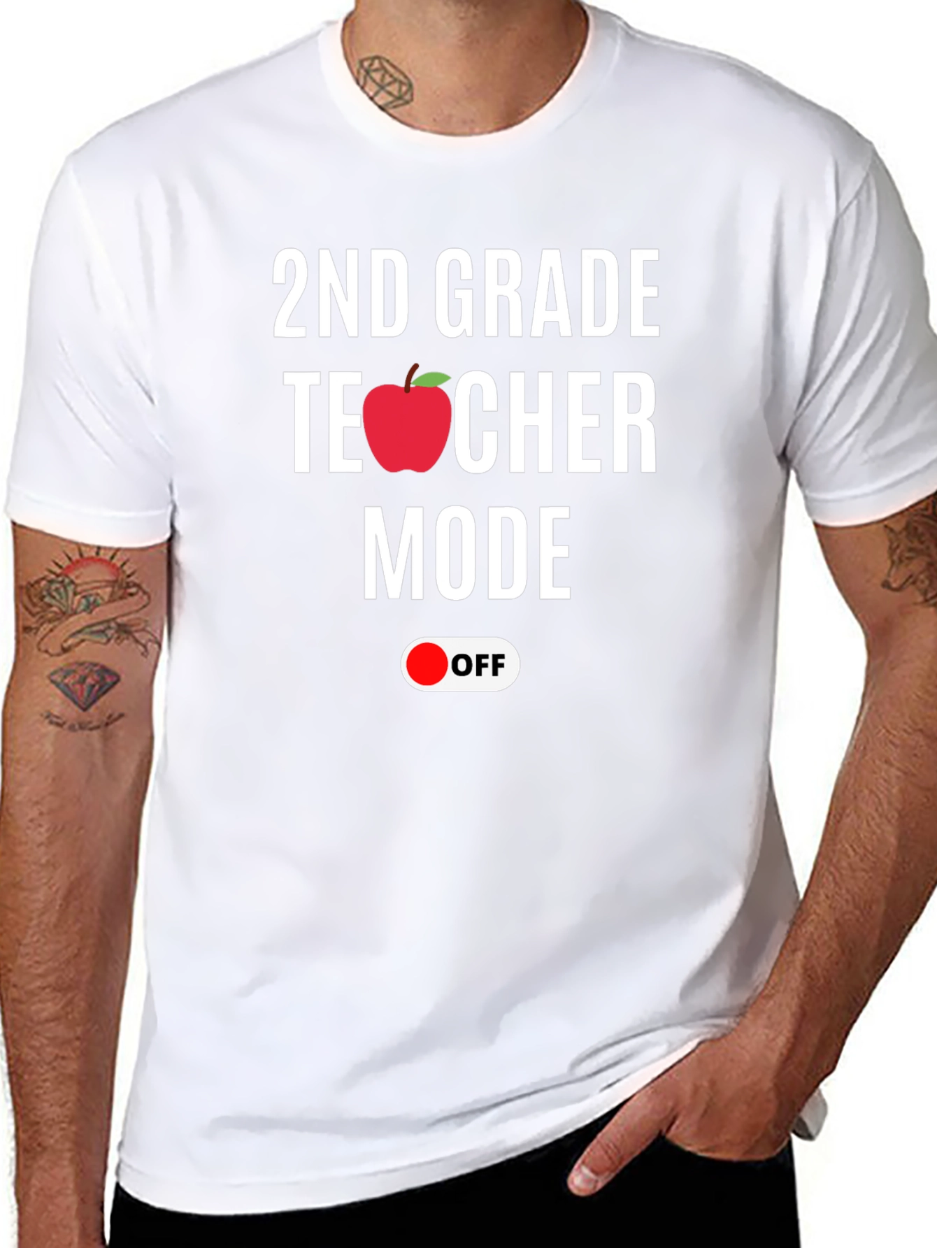 Camiseta Profesor de Segundo Grado - Modo OFF