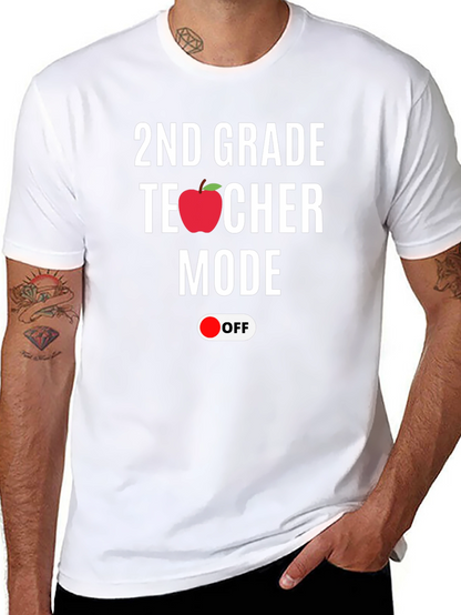 Camiseta Profesor de Segundo Grado - Modo OFF