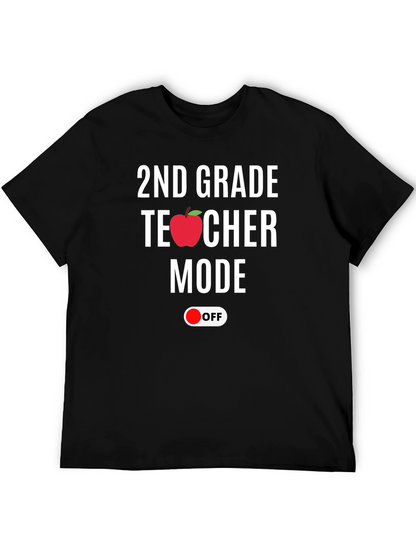 Camiseta Profesor de Segundo Grado - Modo OFF