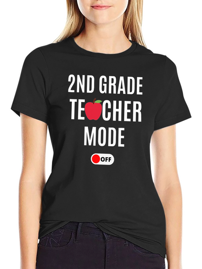 Camiseta Profesor de Segundo Grado - Modo OFF