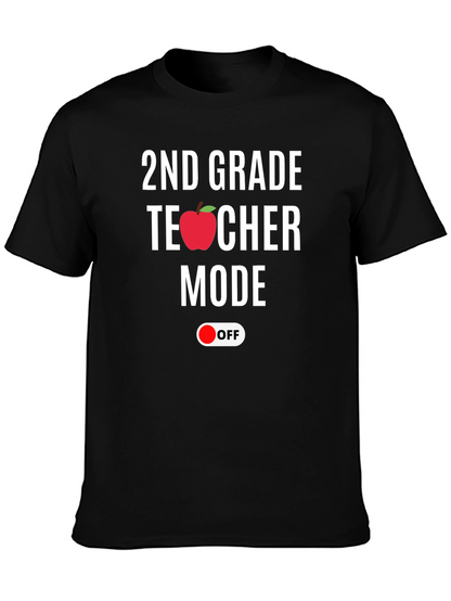 Camiseta Profesor de Segundo Grado - Modo OFF
