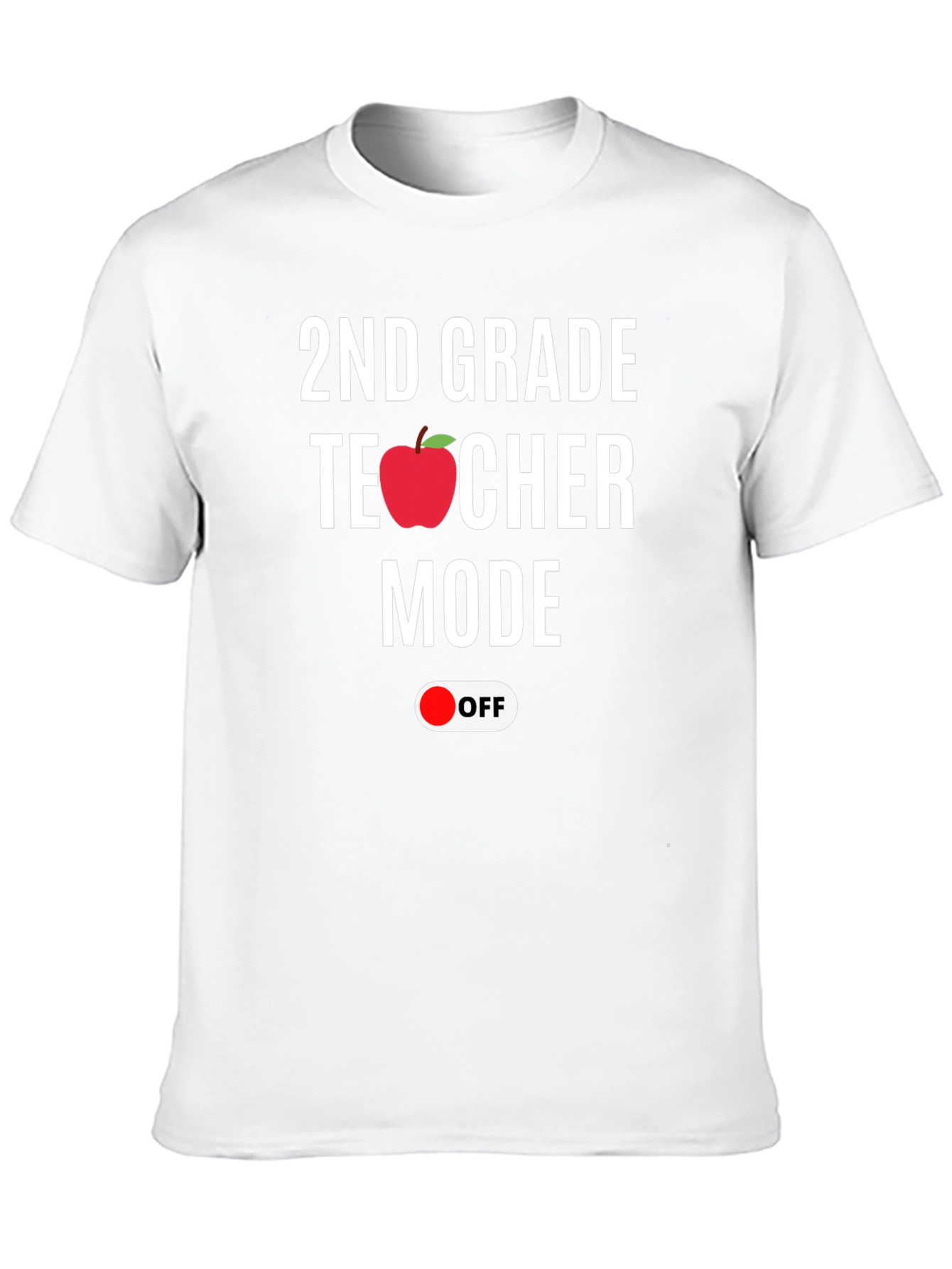 Camiseta Profesor de Segundo Grado - Modo OFF
