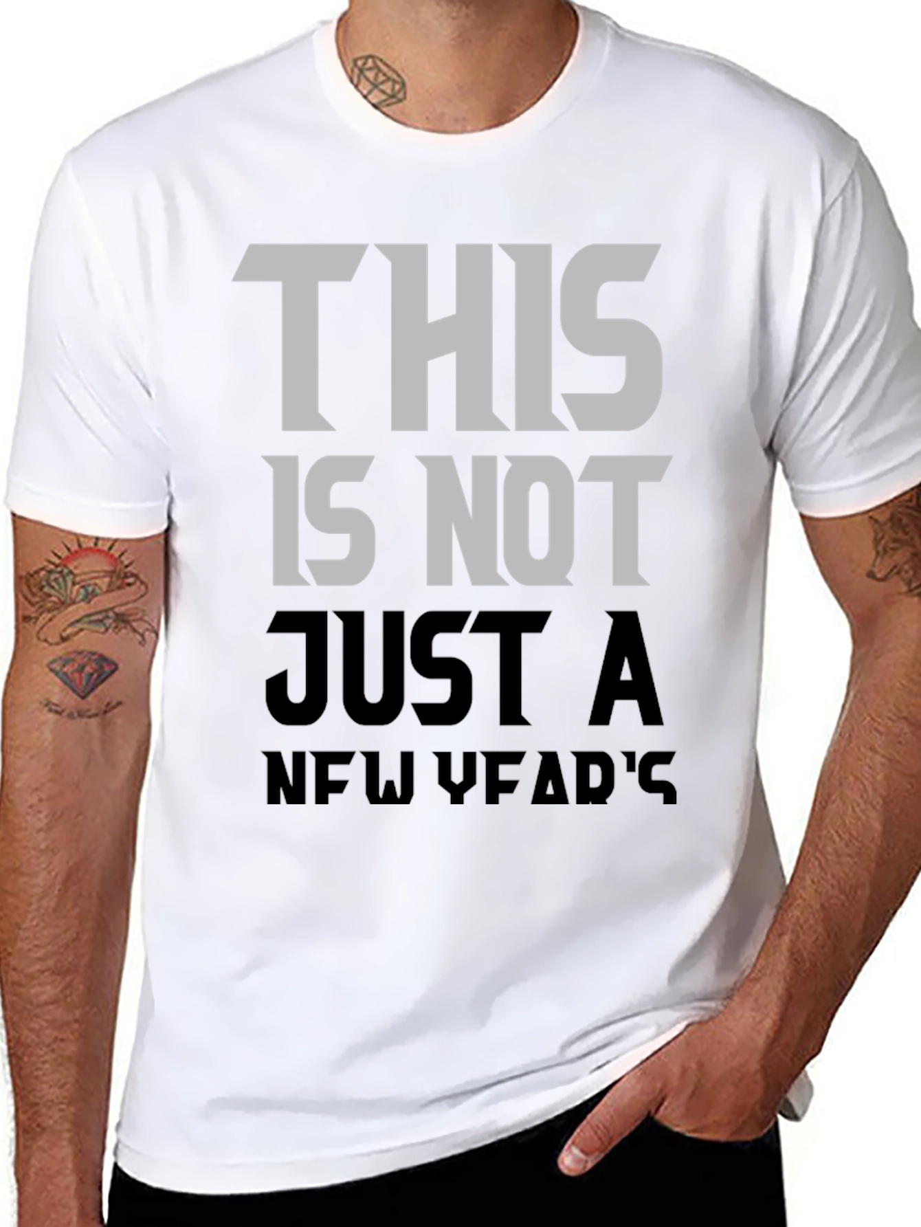 Camiseta Negra Esto No Es Solo Un Año Nuevo