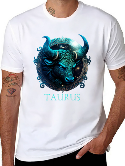 Camiseta Zodiaco Tauro Diseño Estelar