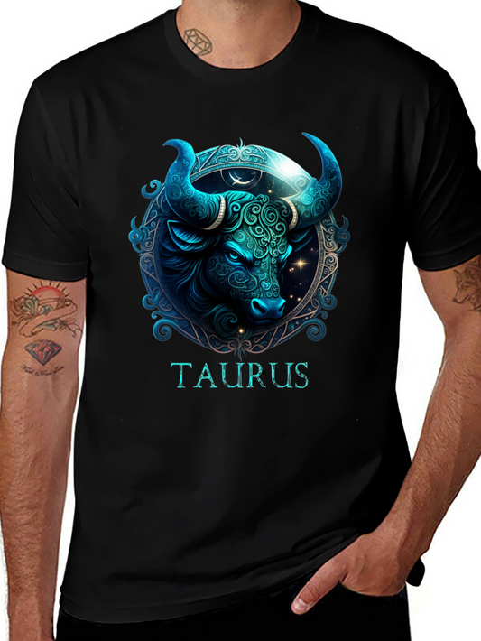 Camiseta Zodiaco Tauro Diseño Estelar