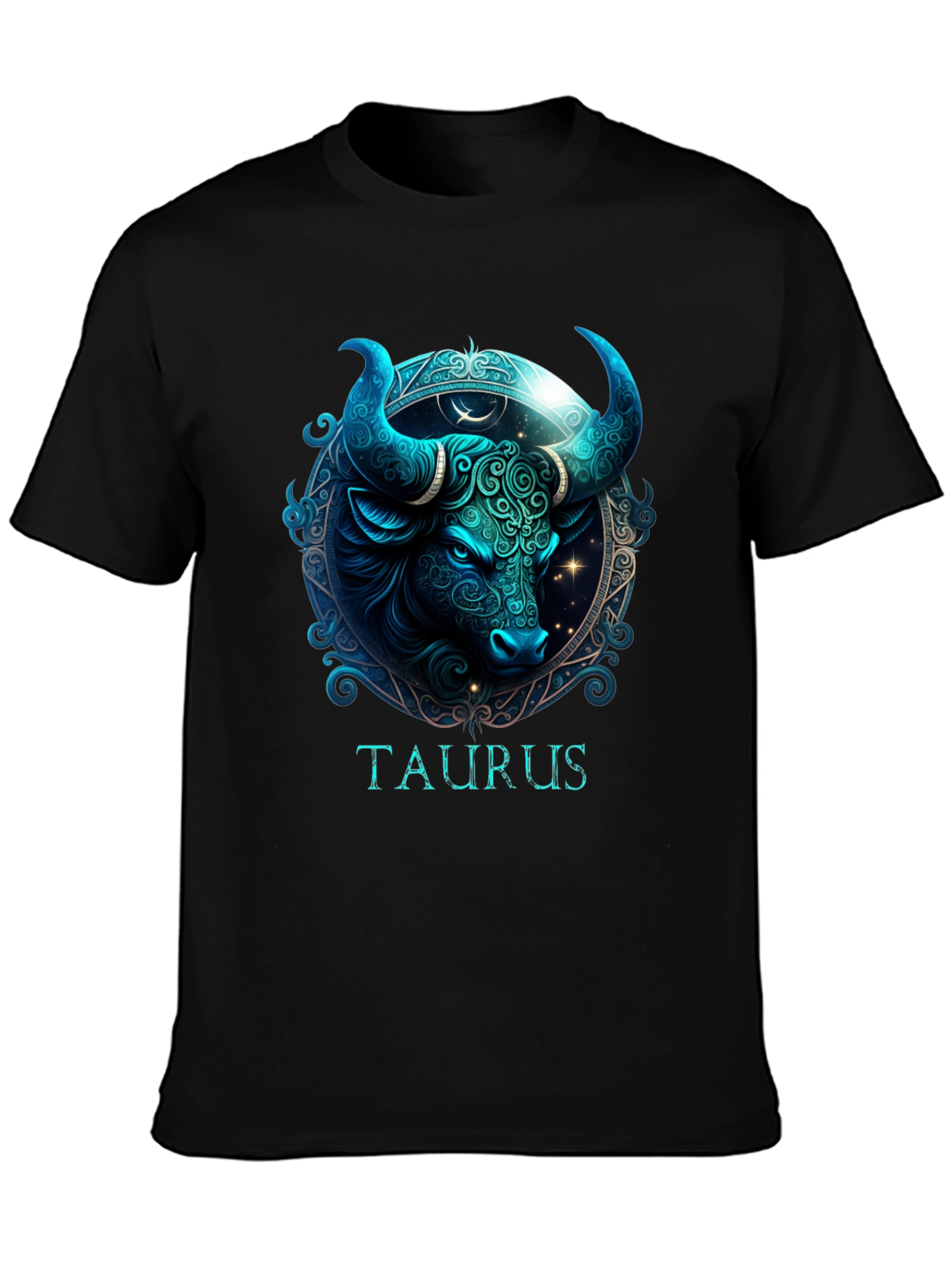 Camiseta Zodiaco Tauro Diseño Estelar
