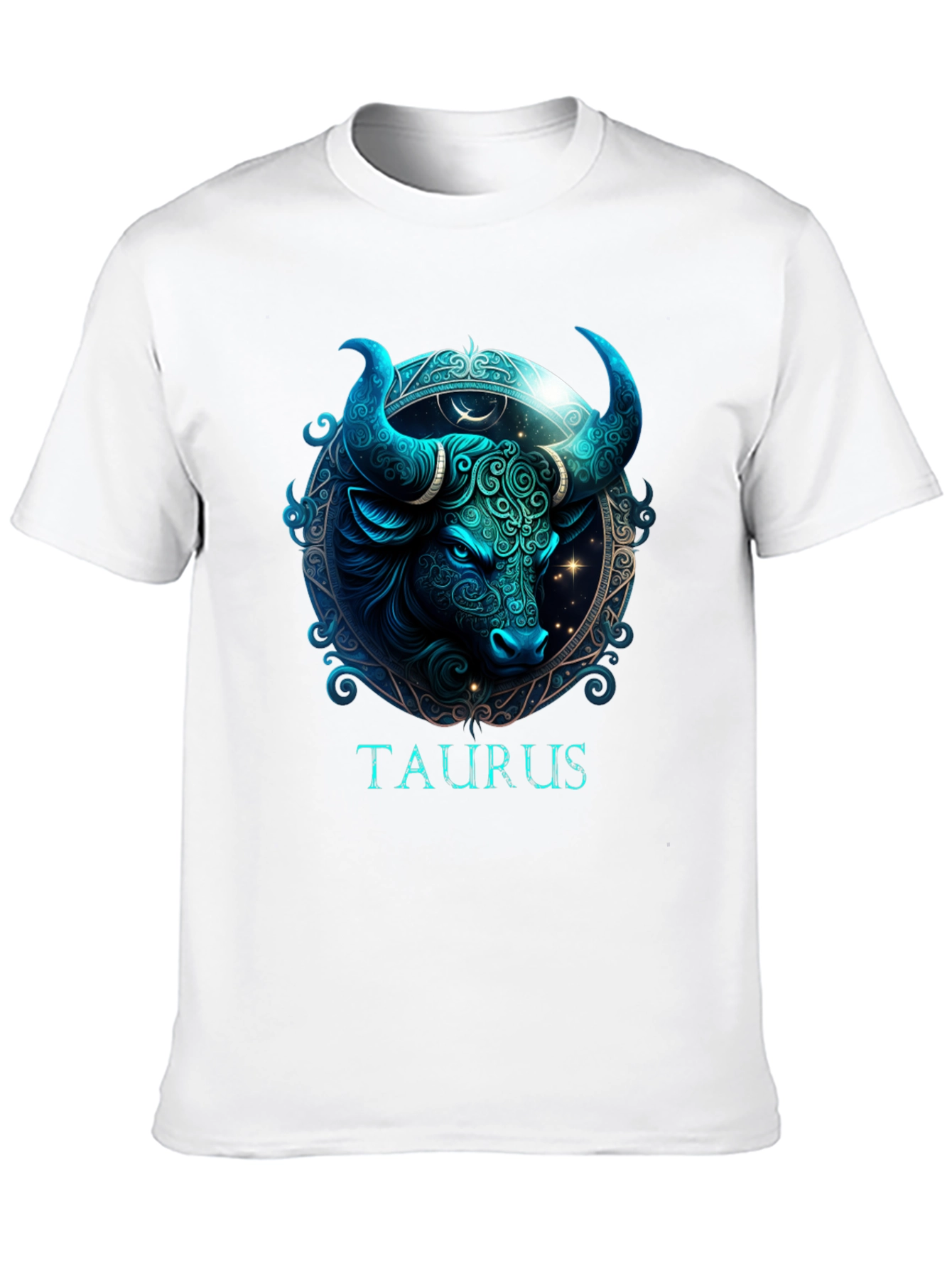 Camiseta Zodiaco Tauro Diseño Estelar