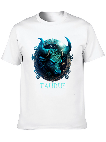 Camiseta Zodiaco Tauro Diseño Estelar