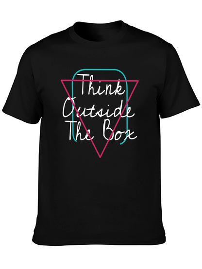 Camiseta Negra Think Outside The Box