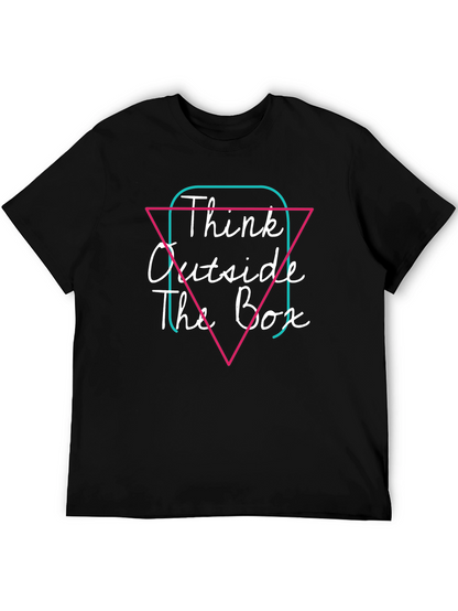 Camiseta Negra Think Outside The Box
