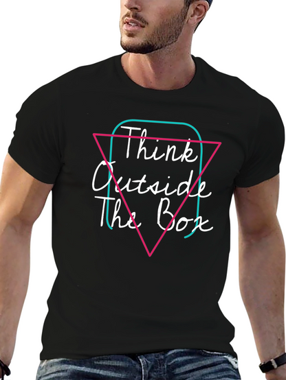 Camiseta Negra Think Outside The Box
