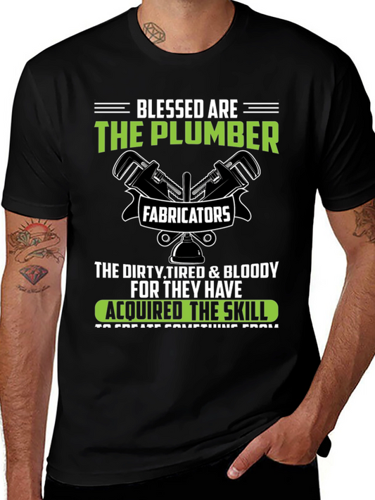 Camiseta Blessed Are The Plumber - Fabricators