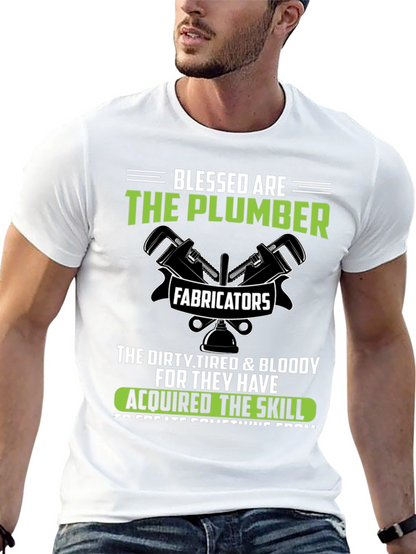Camiseta Blessed Are The Plumber - Fabricators