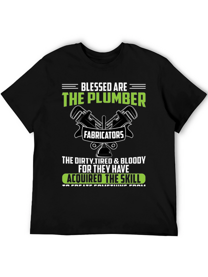 Camiseta Blessed Are The Plumber - Fabricators