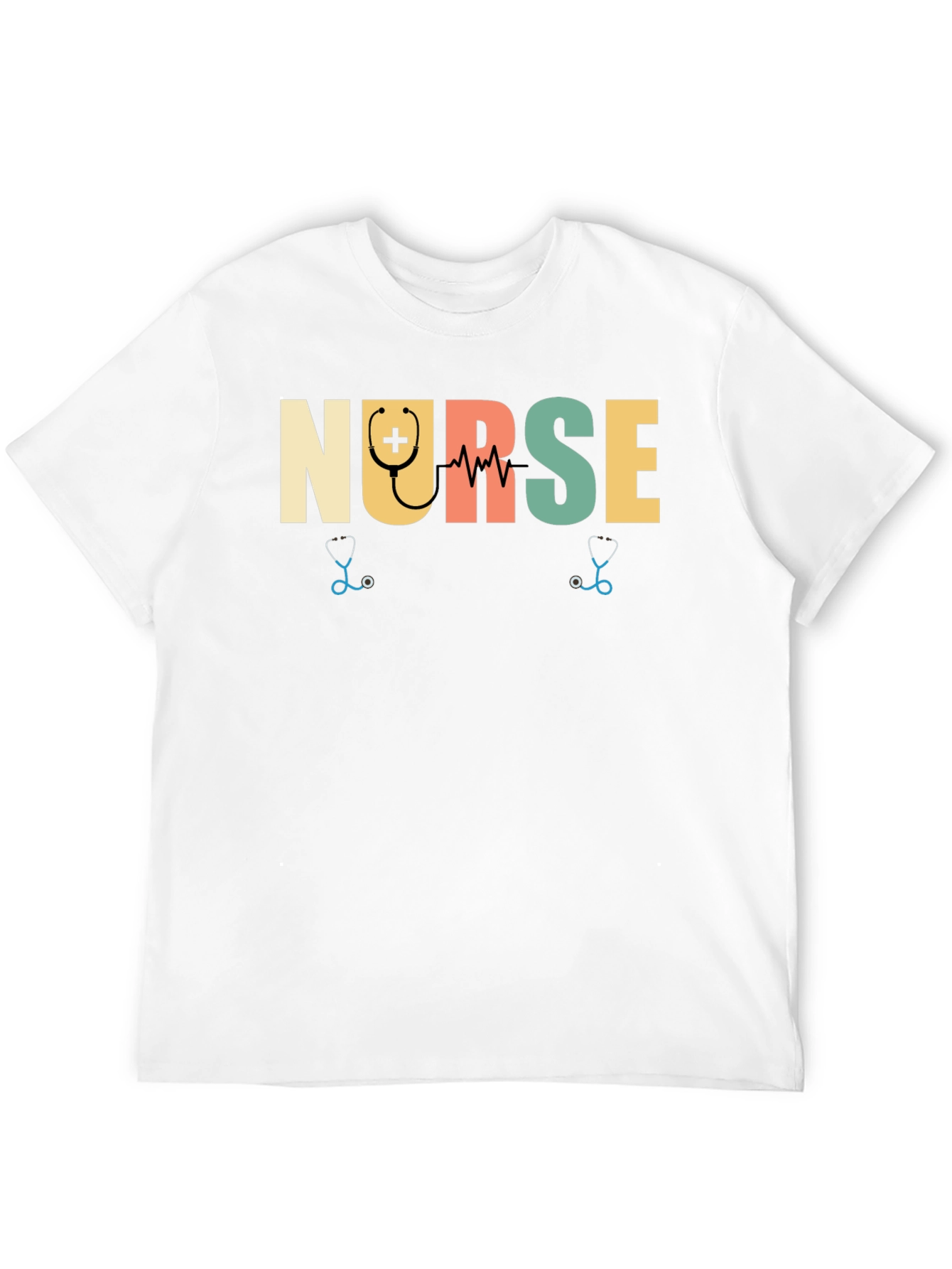 Camiseta Negra Nurse para Enfermeras