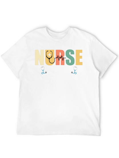 Camiseta Negra Nurse para Enfermeras