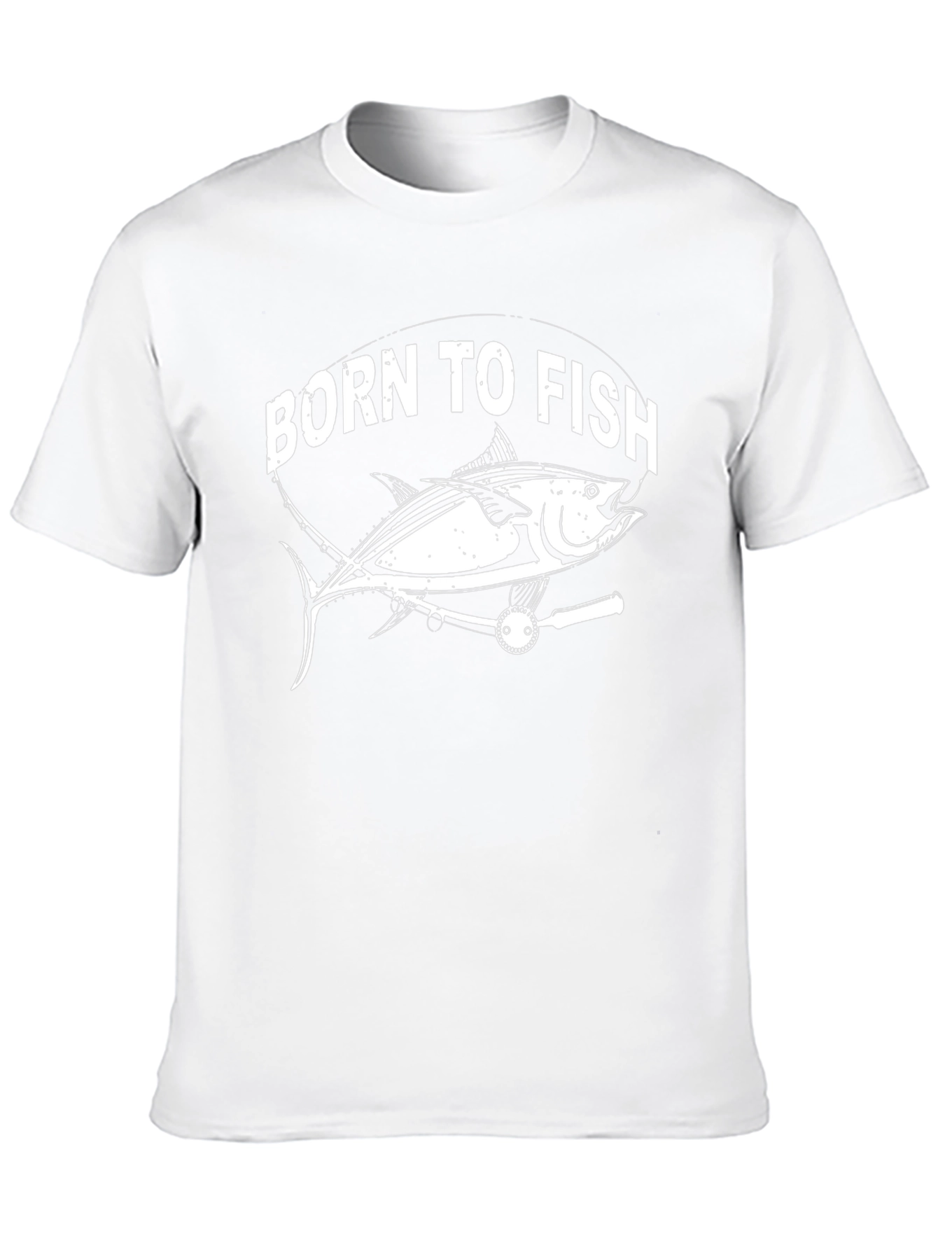 Camiseta Negra Born To Fish Pescado